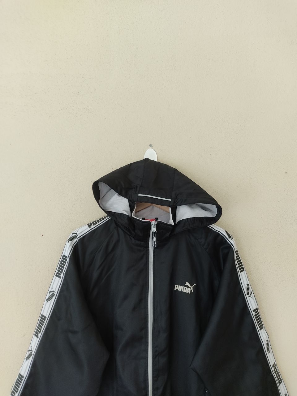 Puma × Vintage Vintage Puma Sidetape Long Black Jacket Size US M / EU 48-50 / 2 - 2 Thumbnail