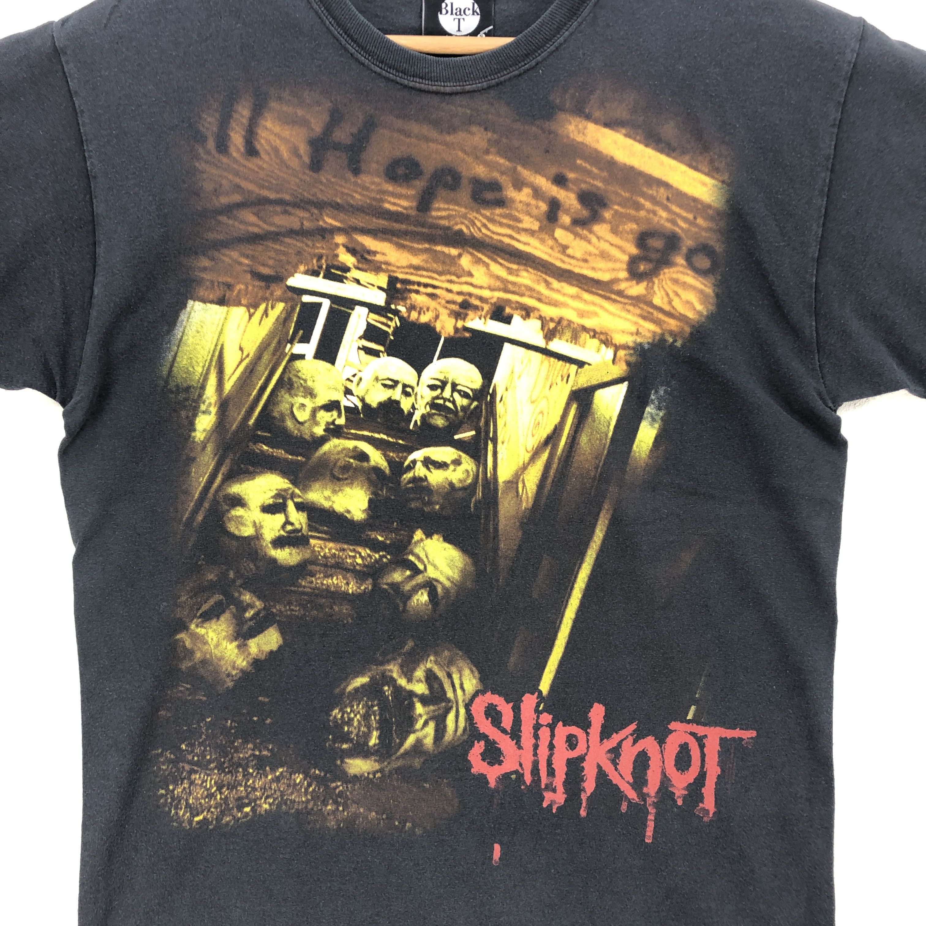 Band Tees Vintage Y2K Slipknot T Shirt All Hope is Gone Album Tees Size US XL / EU 56 / 4 - 4 Thumbnail