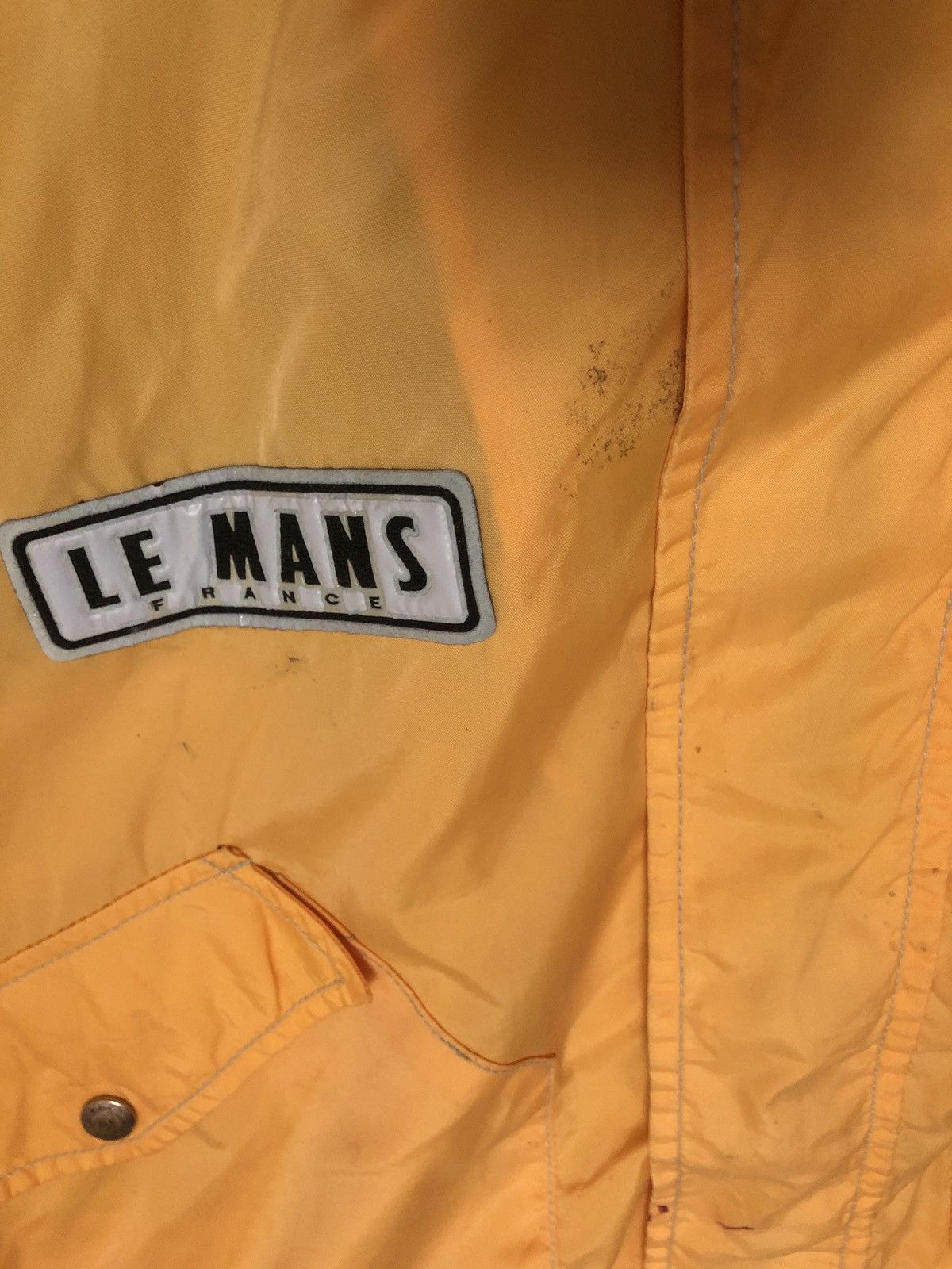 Vintage Vintage Le Mans France Racing Yellow Jacket Size US M / EU 48-50 / 2 - 9 Thumbnail