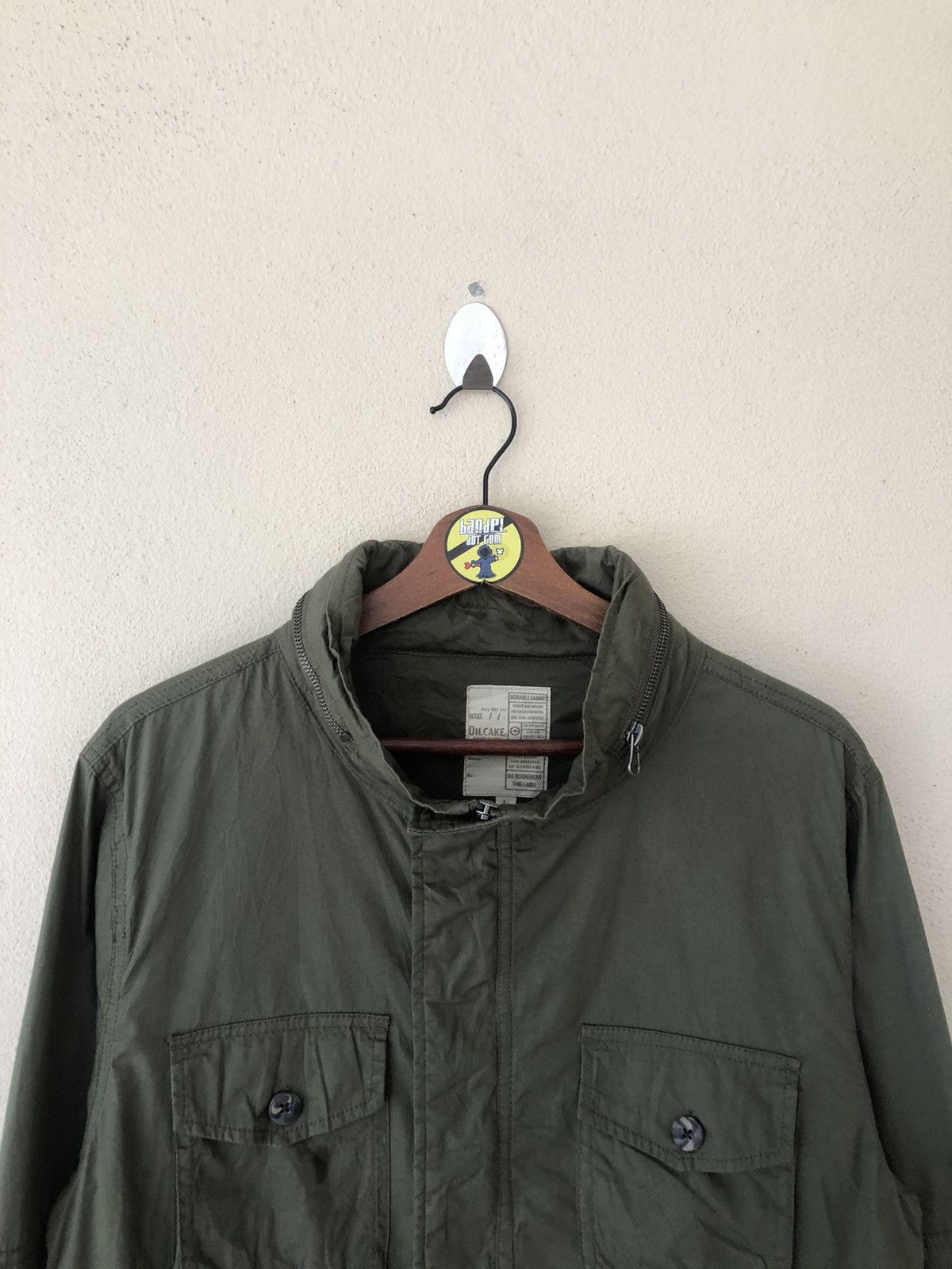 Japanese Brand Oilcake Manufacture Army Jacket Size US L / EU 52-54 / 3 - 3 Thumbnail