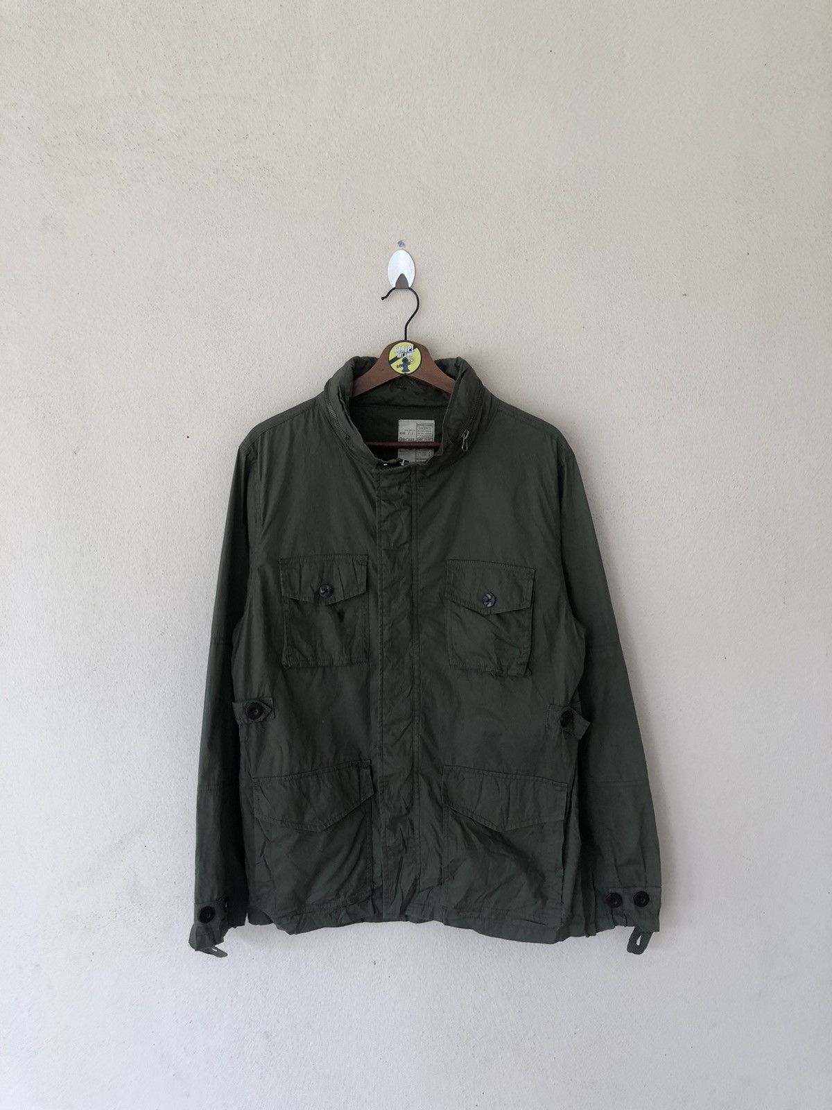 Japanese Brand Oilcake Manufacture Army Jacket Size US L / EU 52-54 / 3 - 1 Thumbnail