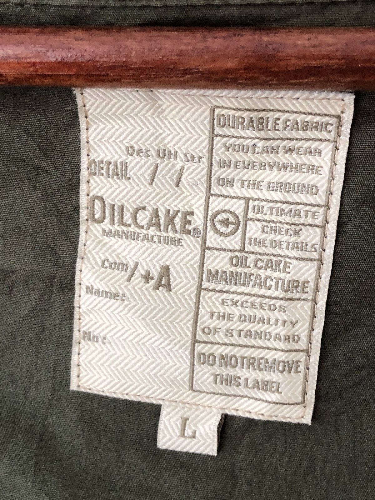 Japanese Brand Oilcake Manufacture Army Jacket Size US L / EU 52-54 / 3 - 7 Thumbnail