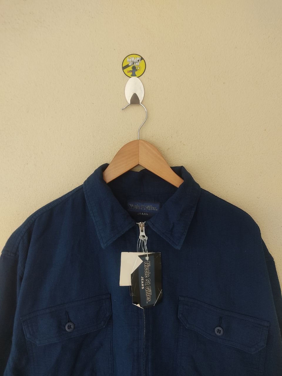 Japanese Brand BNWT NICOLE ST GILLES JEANS INDIGO JACKET Size US L / EU 52-54 / 3 - 2 Thumbnail