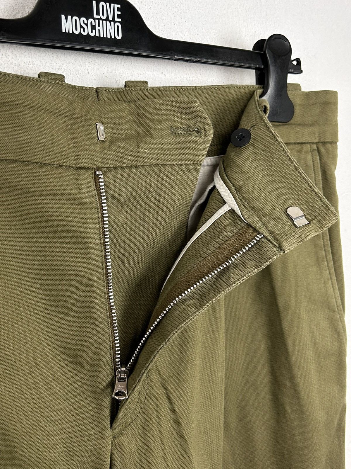 Acne Studios Acne Studios FN-MN-TROU000046 Cropped Pants Breeches Green Size US 36 / EU 52 - 3 Thumbnail