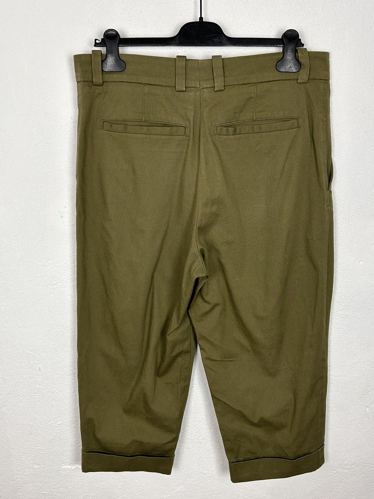 Acne Studios Acne Studios FN-MN-TROU000046 Cropped Pants Breeches Green Size US 36 / EU 52 - 5 Thumbnail
