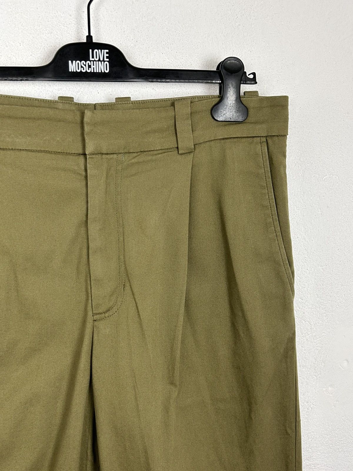 Acne Studios Acne Studios FN-MN-TROU000046 Cropped Pants Breeches Green Size US 36 / EU 52 - 2 Thumbnail
