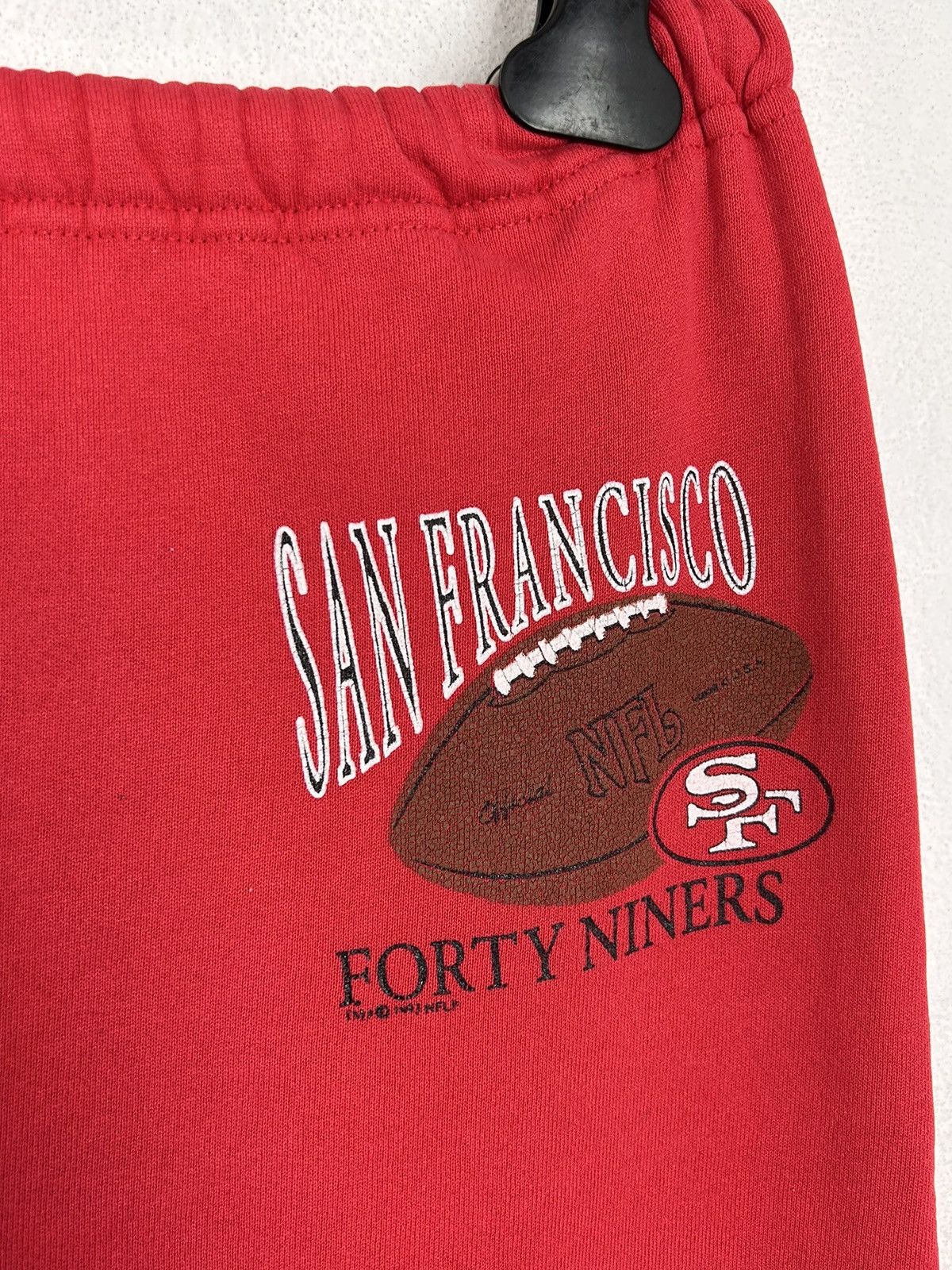 NFL 90s Vintage San Francisco Forty Niners s93 NFL Russell Pants Size US 34 / EU 50 - 2 Thumbnail