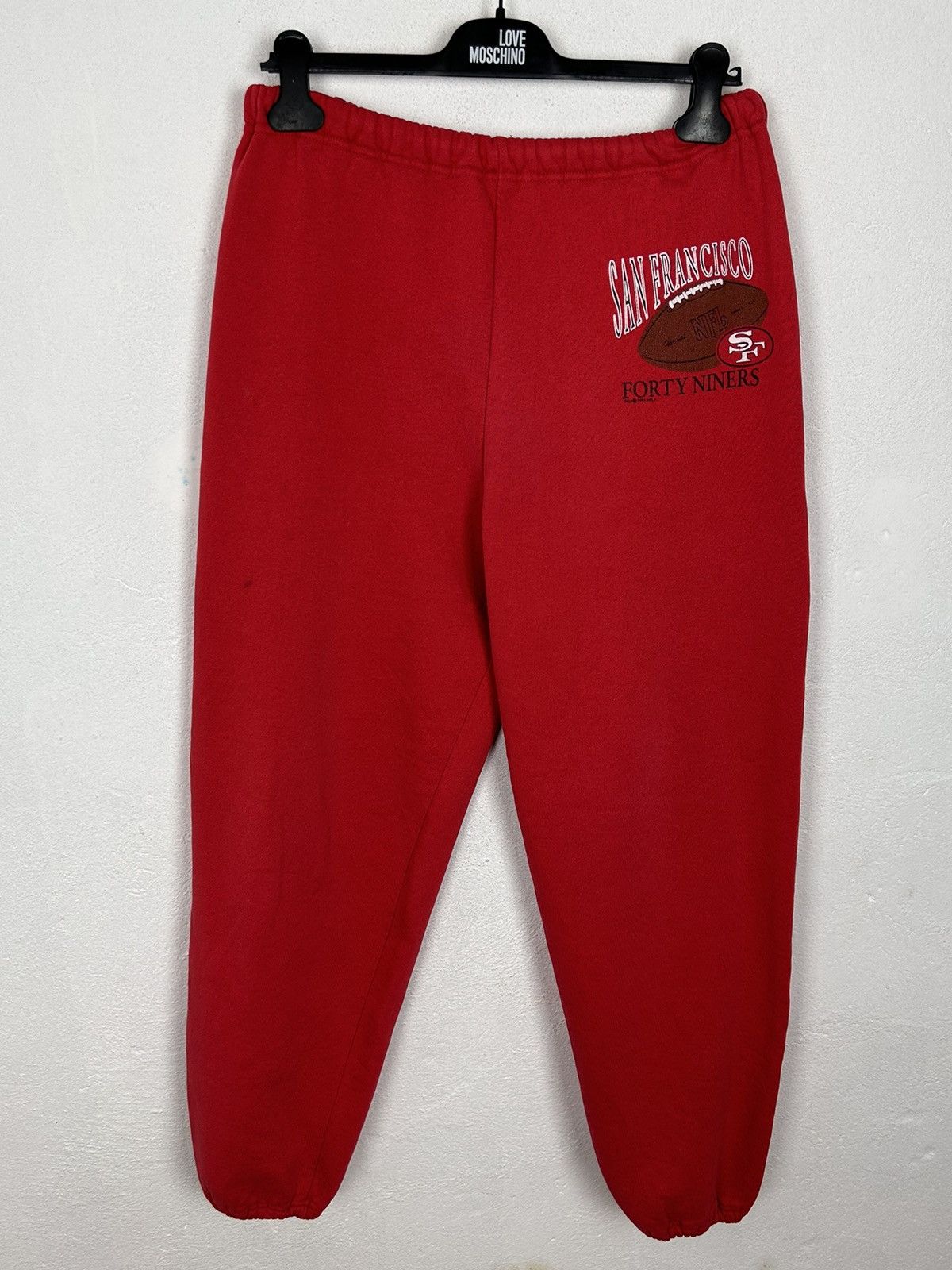 NFL 90s Vintage San Francisco Forty Niners s93 NFL Russell Pants Size US 34 / EU 50 - 1 Thumbnail