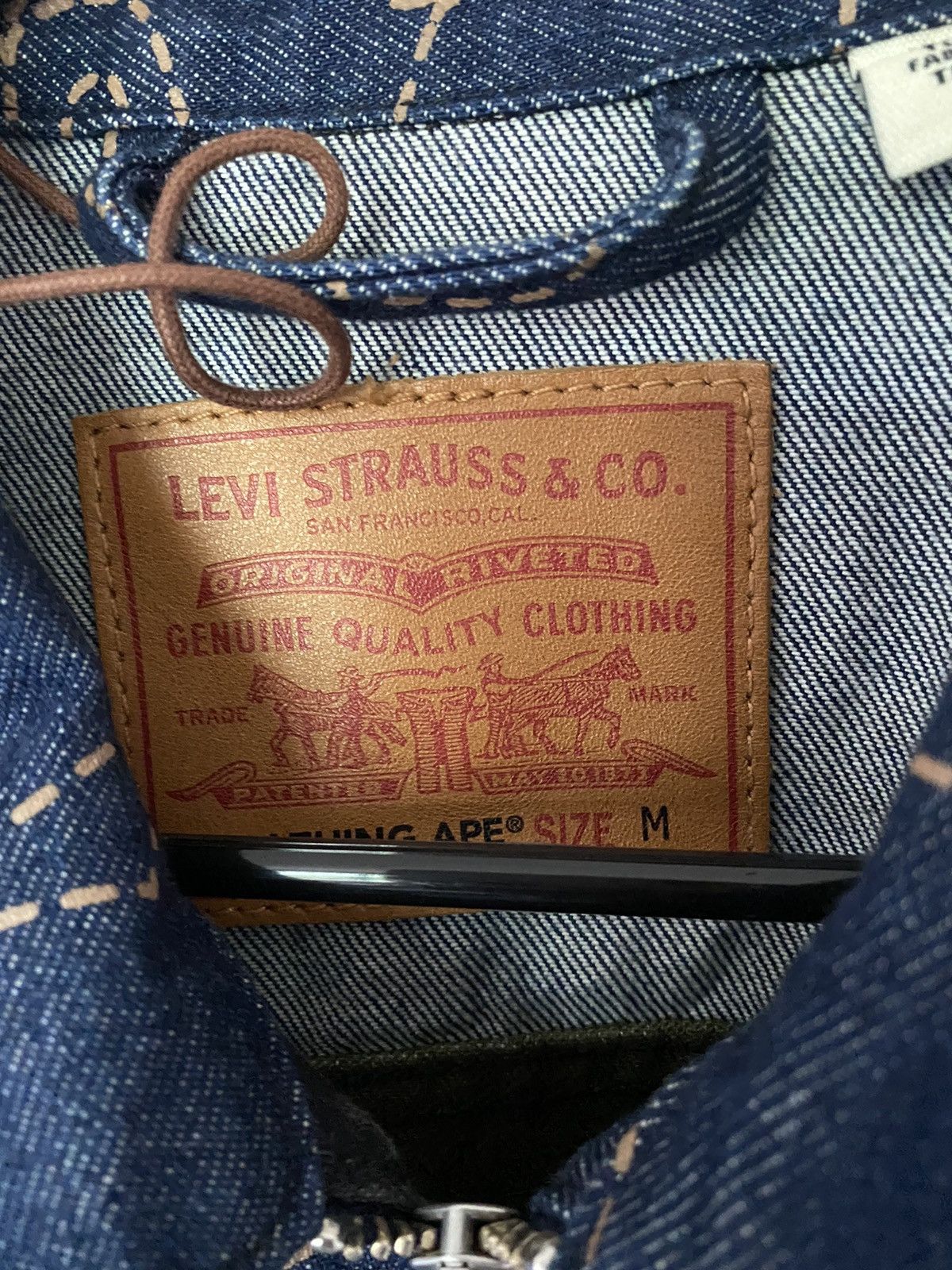 Bape × Levi's BAPE x LEVI'S MULTI COLOR TRUCKER JACKET Size US M / EU 48-50 / 2 - 6 Thumbnail