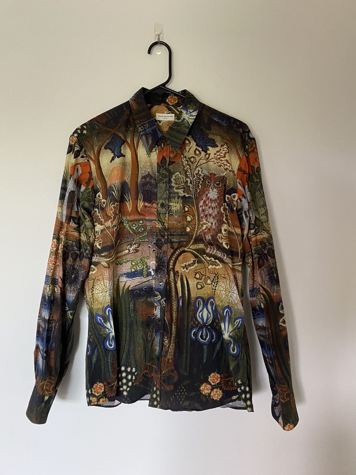 Dries Van Noten Dries Van Noten Rare Button Up Dress Shirt Size US L / EU 52-54 / 3 - 2 Thumbnail
