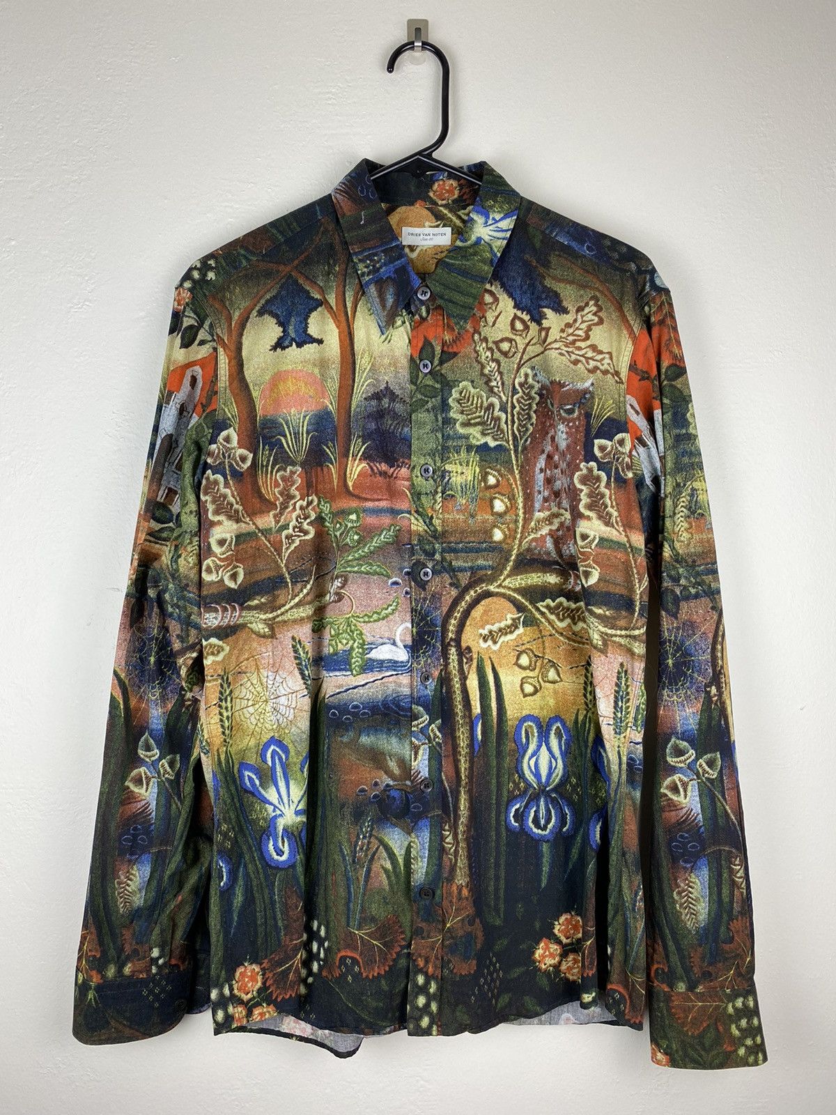 Dries Van Noten Dries Van Noten Rare Button Up Dress Shirt Size US L / EU 52-54 / 3 - 1 Thumbnail