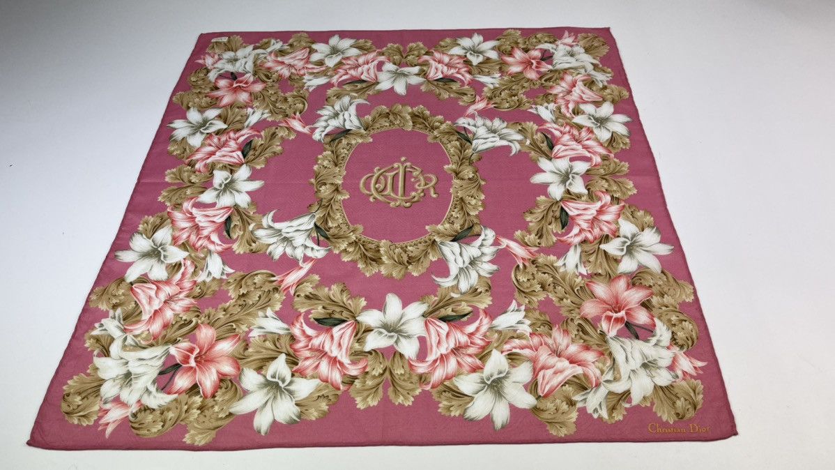 Christian Dior Monsieur CHRISTIAN DIOR BANDANA HANDKERCHIEF NECKERCHIEF TURBAN Size ONE SIZE - 5 Thumbnail