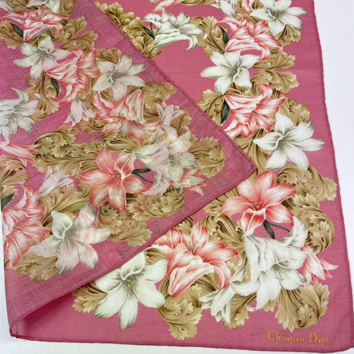 Christian Dior Monsieur CHRISTIAN DIOR BANDANA HANDKERCHIEF NECKERCHIEF TURBAN Size ONE SIZE - 7 Thumbnail