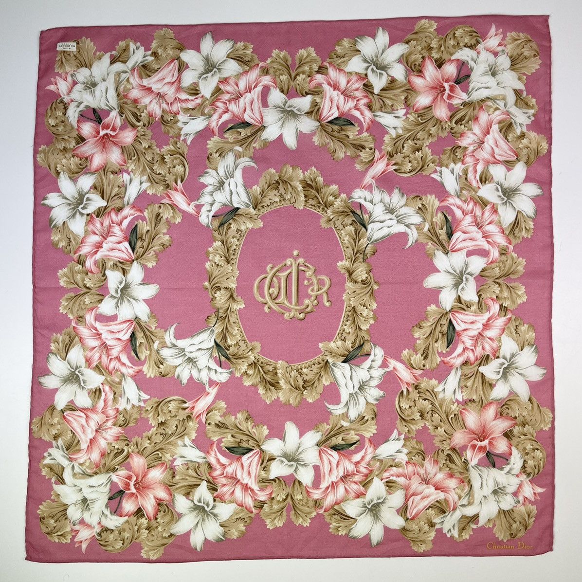Christian Dior Monsieur CHRISTIAN DIOR BANDANA HANDKERCHIEF NECKERCHIEF TURBAN Size ONE SIZE - 3 Thumbnail