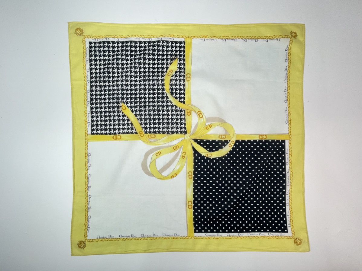Christian Dior Monsieur × Vintage CHRISTIAN DIOR BANDANA HANDKERCHIEF NECKERCHIEF TURBAN Size ONE SIZE - 2 Thumbnail