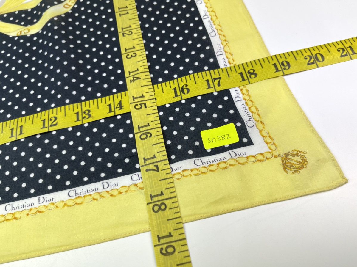 Christian Dior Monsieur × Vintage CHRISTIAN DIOR BANDANA HANDKERCHIEF NECKERCHIEF TURBAN Size ONE SIZE - 6 Thumbnail