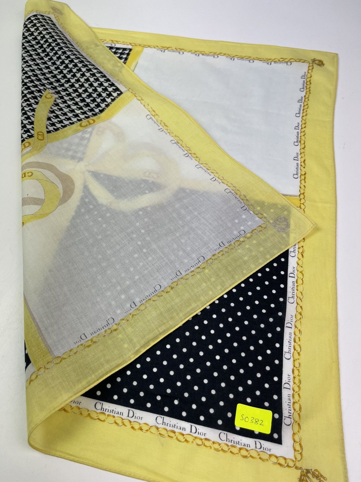 Christian Dior Monsieur × Vintage CHRISTIAN DIOR BANDANA HANDKERCHIEF NECKERCHIEF TURBAN Size ONE SIZE - 5 Thumbnail