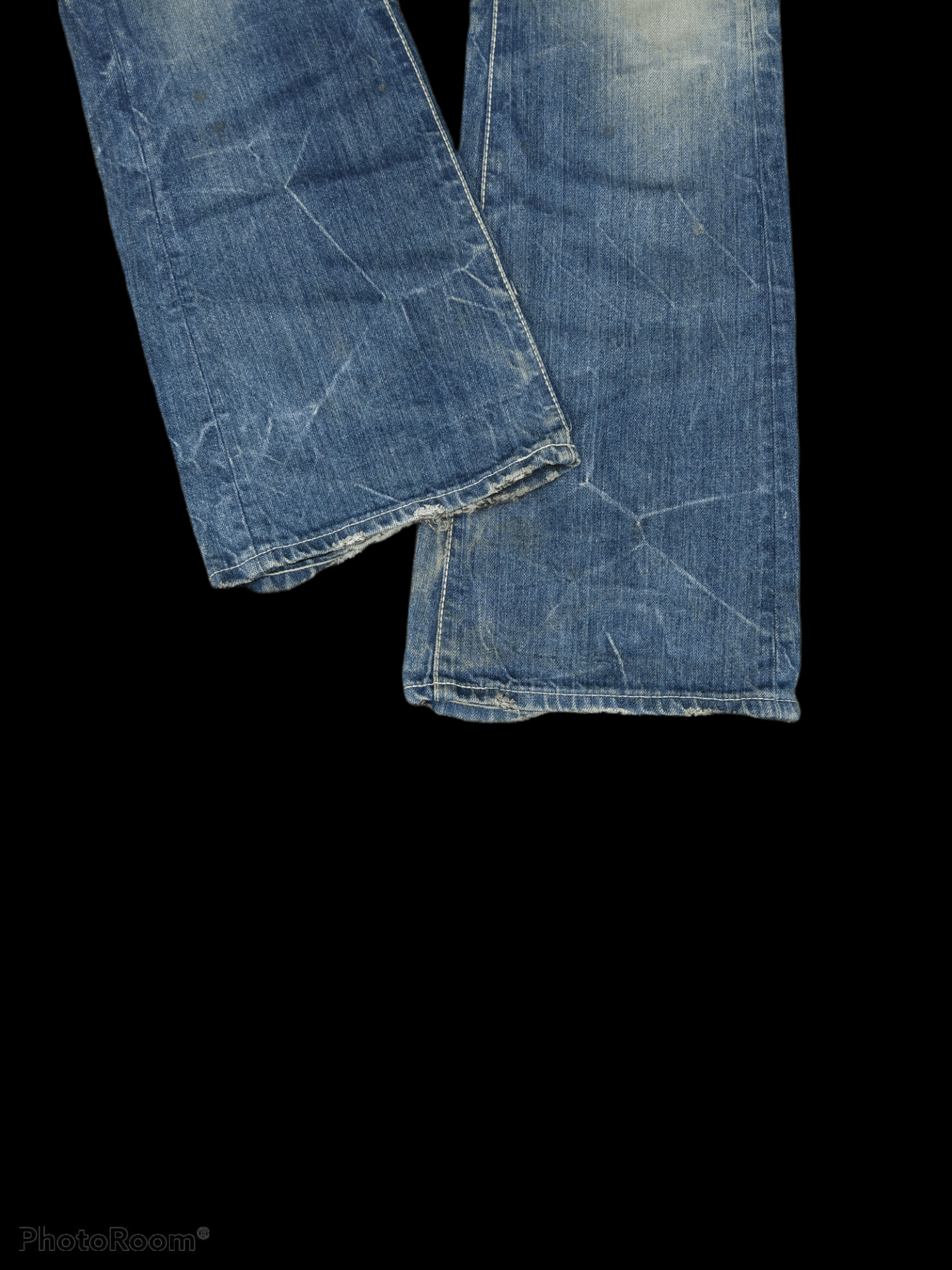 Vanquish FLARE🔥SICK RIPED MADE IN JAPAN VANQUISH PANTS Size US 29 - 5 Thumbnail