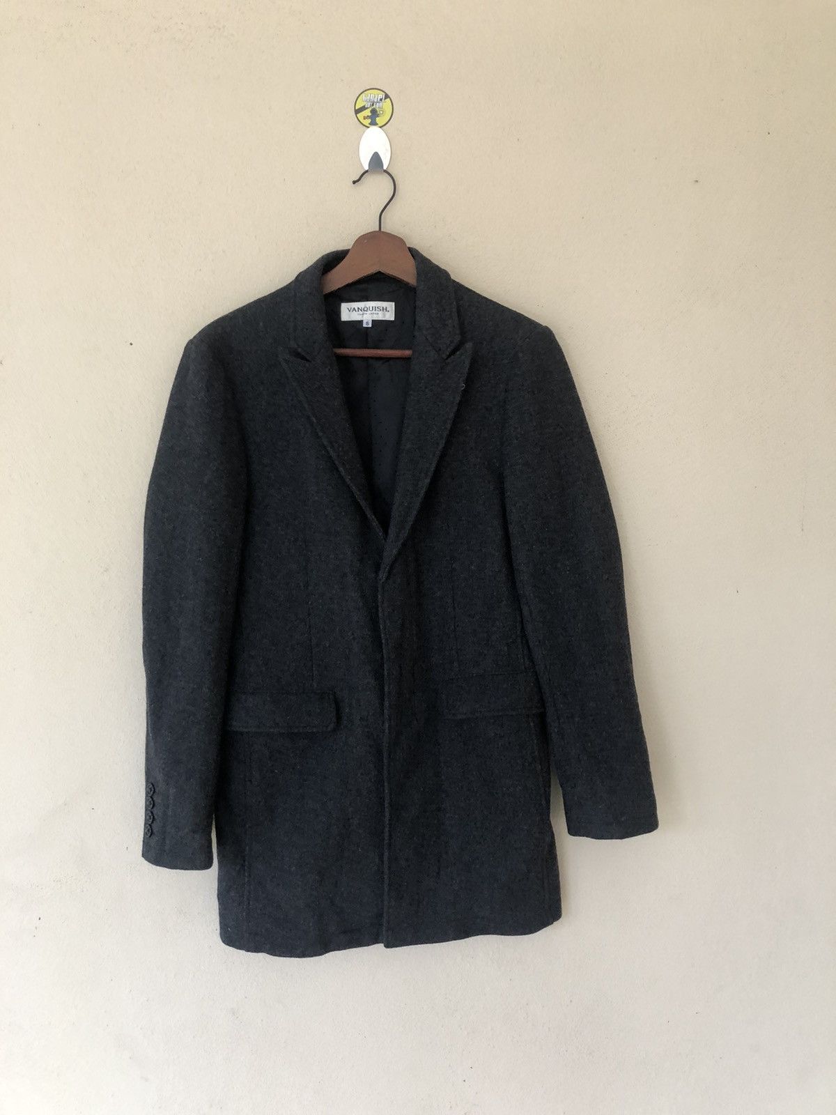 Japanese Brand × Vanquish VANQUISH LONG WOOL JACKET/COAT Size US S / EU 44-46 / 1 - 1 Thumbnail