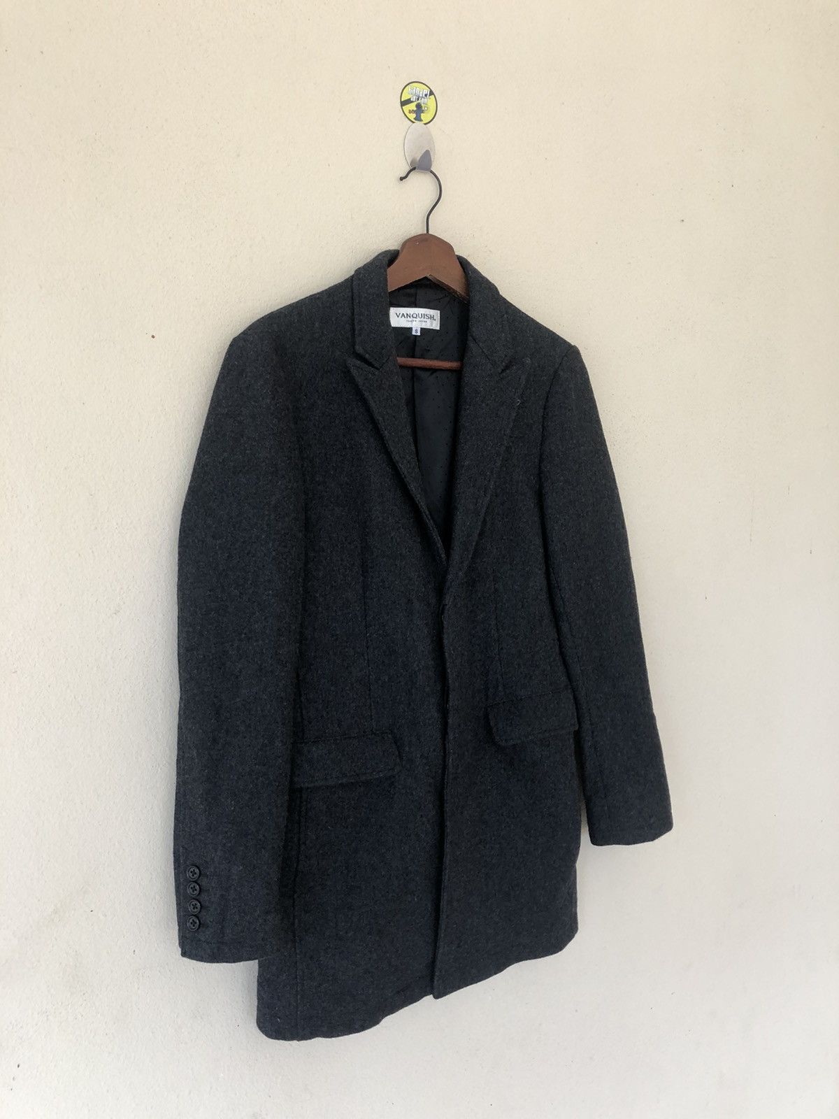 Japanese Brand × Vanquish VANQUISH LONG WOOL JACKET/COAT Size US S / EU 44-46 / 1 - 2 Thumbnail