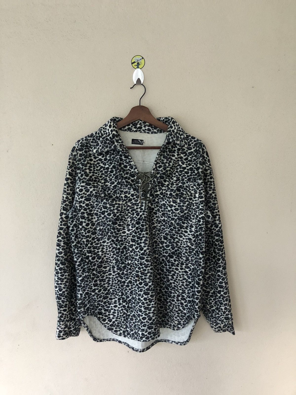 Japanese Brand × Vintage SAVOY CLOTHING LEOPARD PRINTED LIGHT FLEECE Size US M / EU 48-50 / 2 - 1 Thumbnail