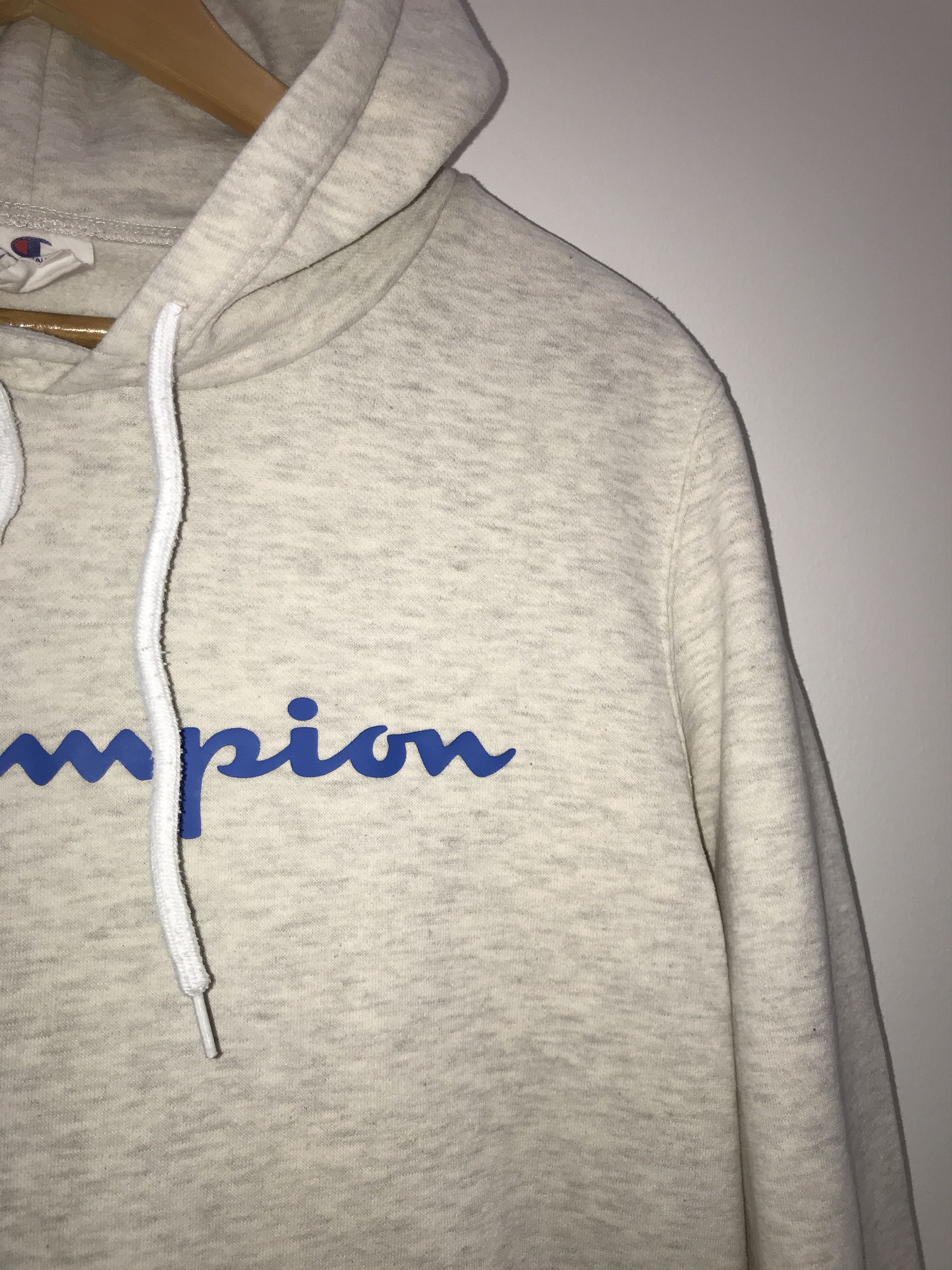 Champion Vintage Champion Basic Logo Grey Hoodie Size US S / EU 44-46 / 1 - 5 Thumbnail