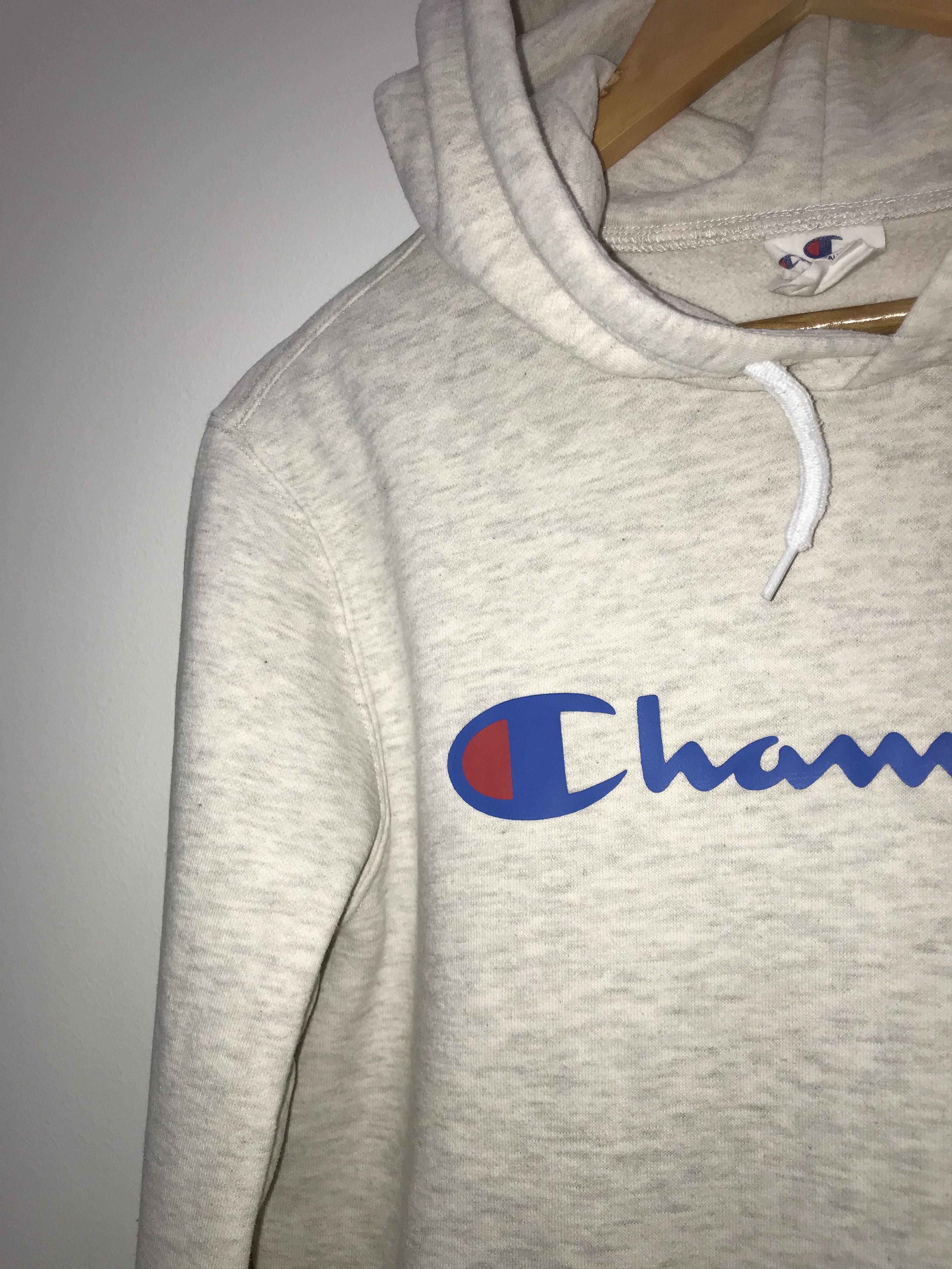Champion Vintage Champion Basic Logo Grey Hoodie Size US S / EU 44-46 / 1 - 6 Thumbnail