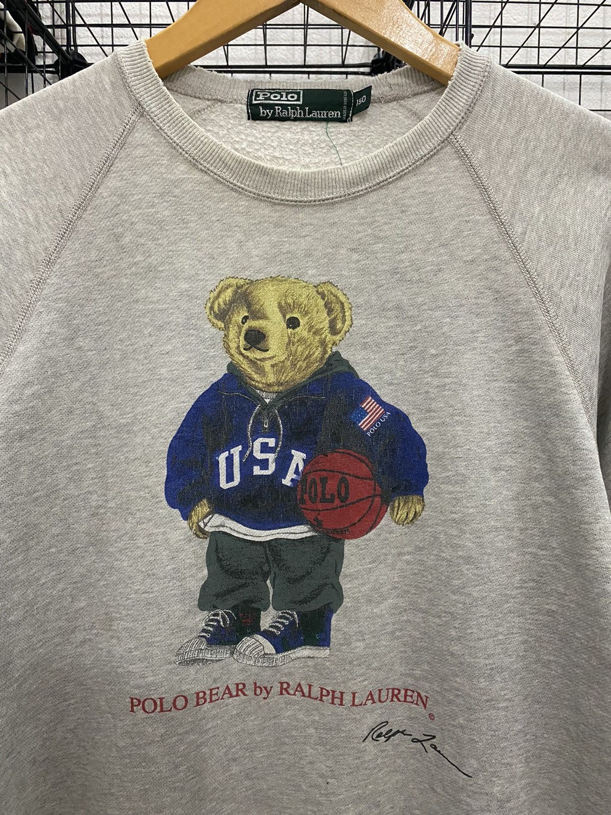 Polo Ralph Lauren 🔥VINTAGE POLO BEAR by RALPH LAUREN SWEATSHIRT Size US M / EU 48-50 / 2 - 3 Thumbnail