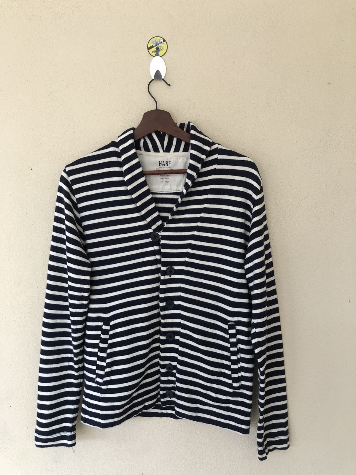 HARE × Japanese Brand Hare Stripe Cardigan Size US S / EU 44-46 / 1 - 1 Thumbnail