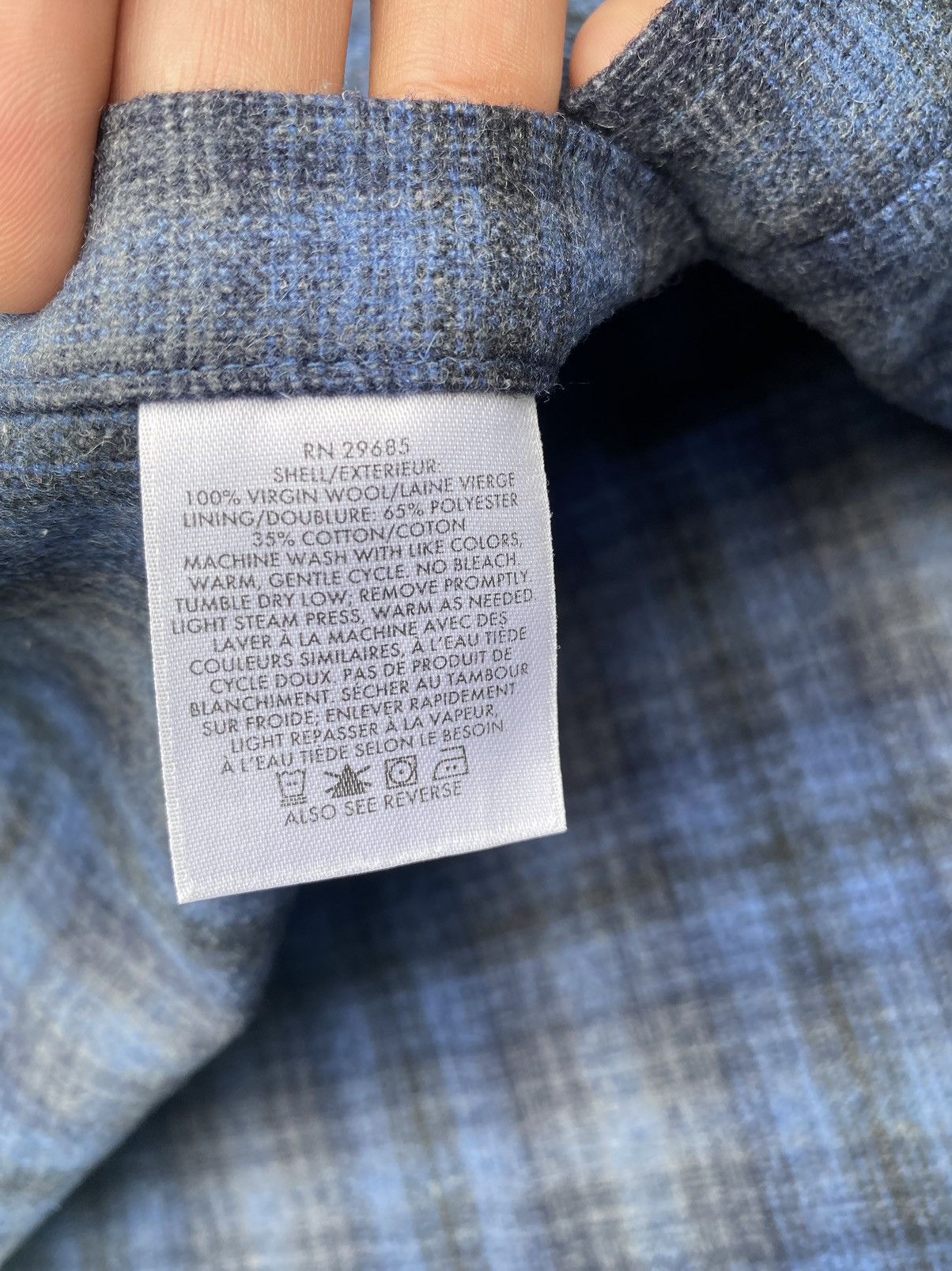 Pendleton × Vintage Crazy Vintage essential warm real wool Pendleton flannel Size US M / EU 48-50 / 2 - 7 Thumbnail