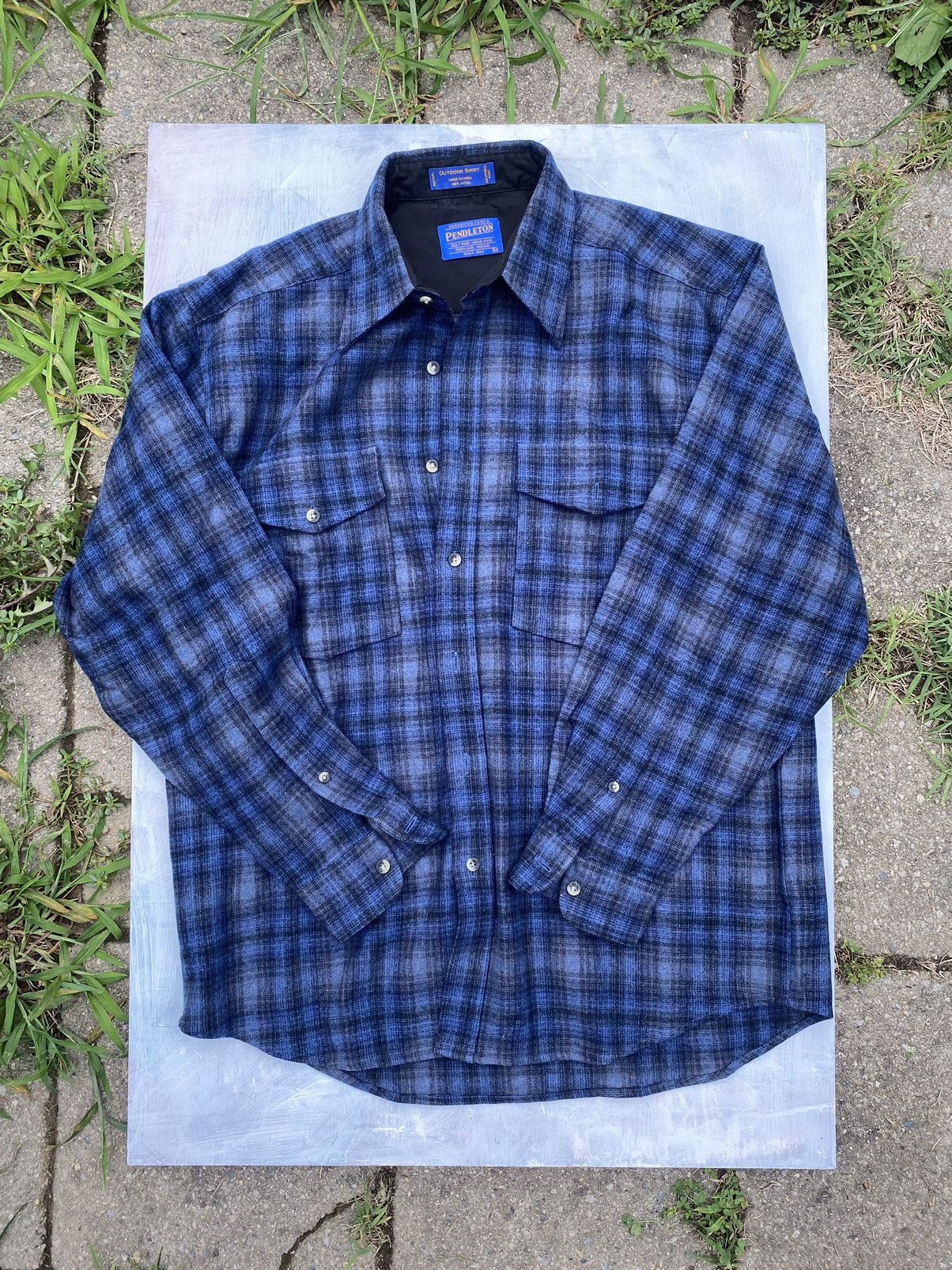 Pendleton × Vintage Crazy Vintage essential warm real wool Pendleton flannel Size US M / EU 48-50 / 2 - 1 Thumbnail