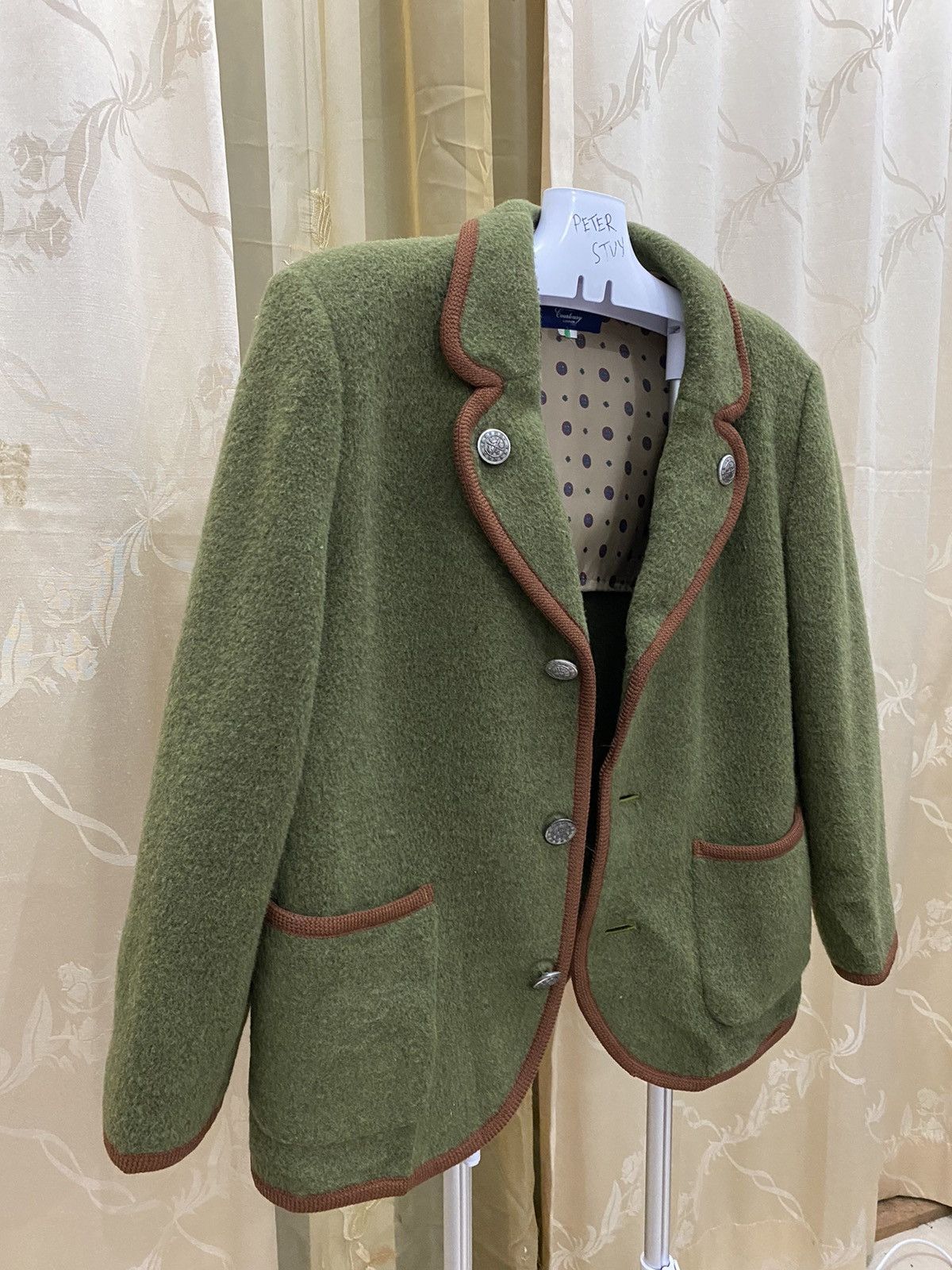 Designer 🔥KEITH COUNTENAY LONDON WOOL JACKET Size US M / EU 48-50 / 2 - 3 Thumbnail