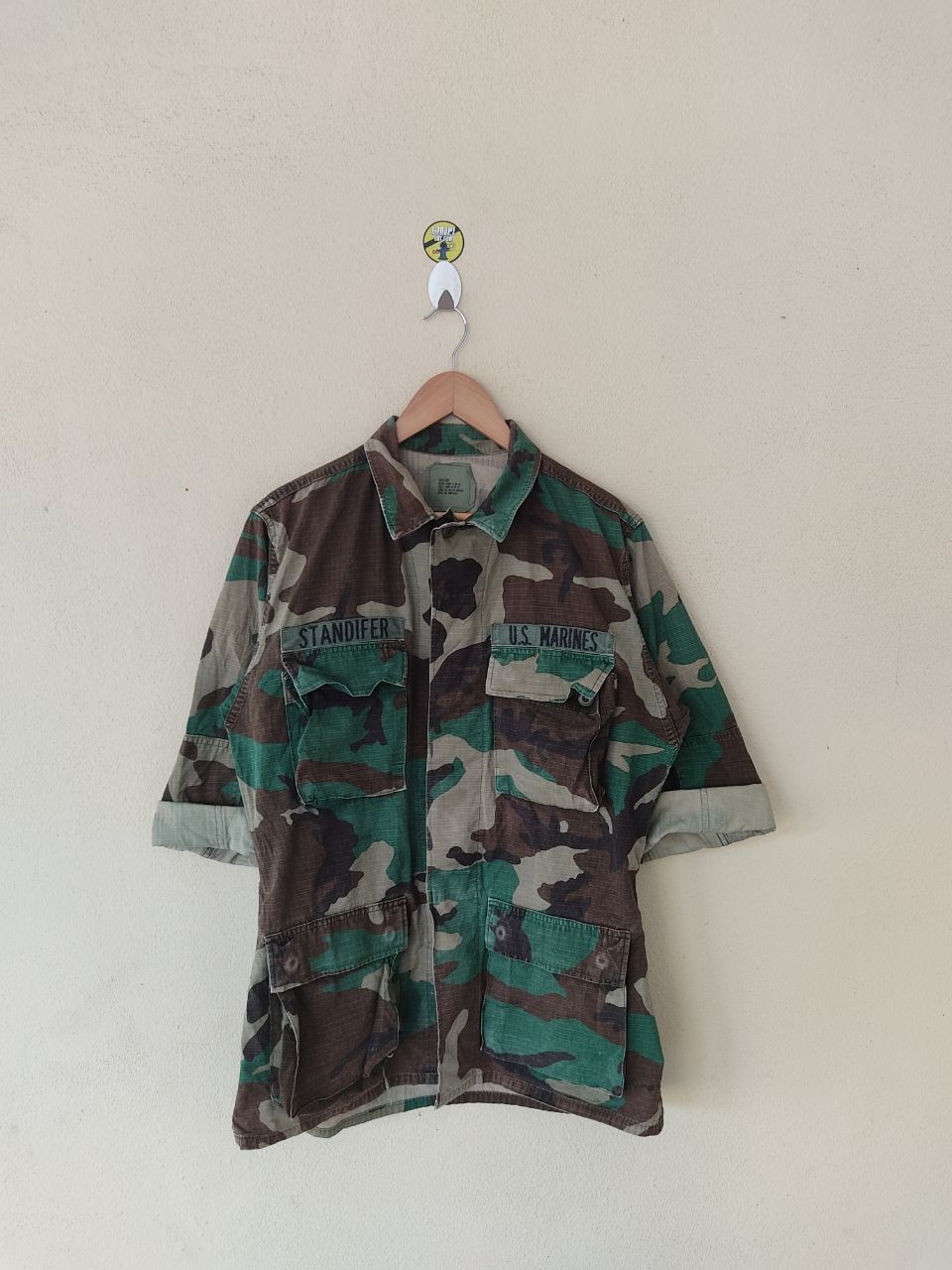 Vintage VINTAGE US MARINES CAMO SHIRT Size US L / EU 52-54 / 3 - 1 Thumbnail