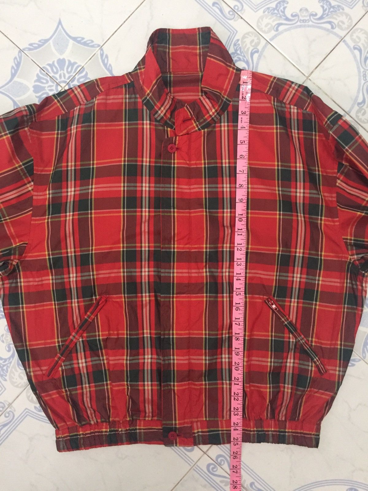 Fila Fila Golf Biella ITALIA Checkered Thin Jacket Size US M / EU 48-50 / 2 - 21 Thumbnail
