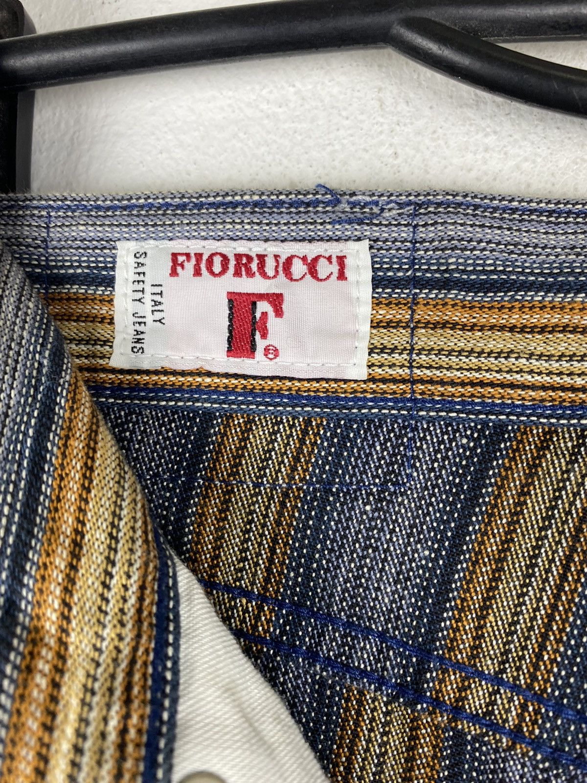Fiorucci GK75🔥Fiorucci Safety Jeans Italy Classic Design Size US 26 / EU 42 - 12 Thumbnail