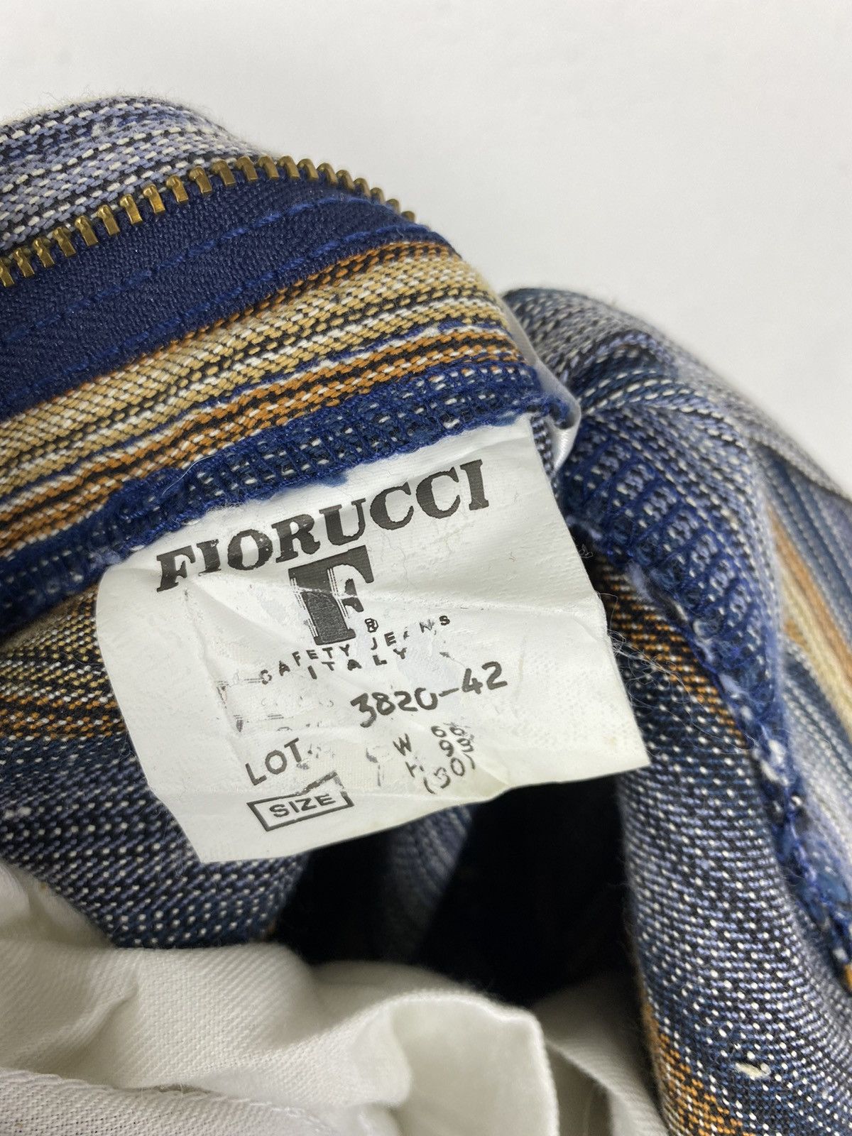 Fiorucci GK75🔥Fiorucci Safety Jeans Italy Classic Design Size US 26 / EU 42 - 16 Thumbnail