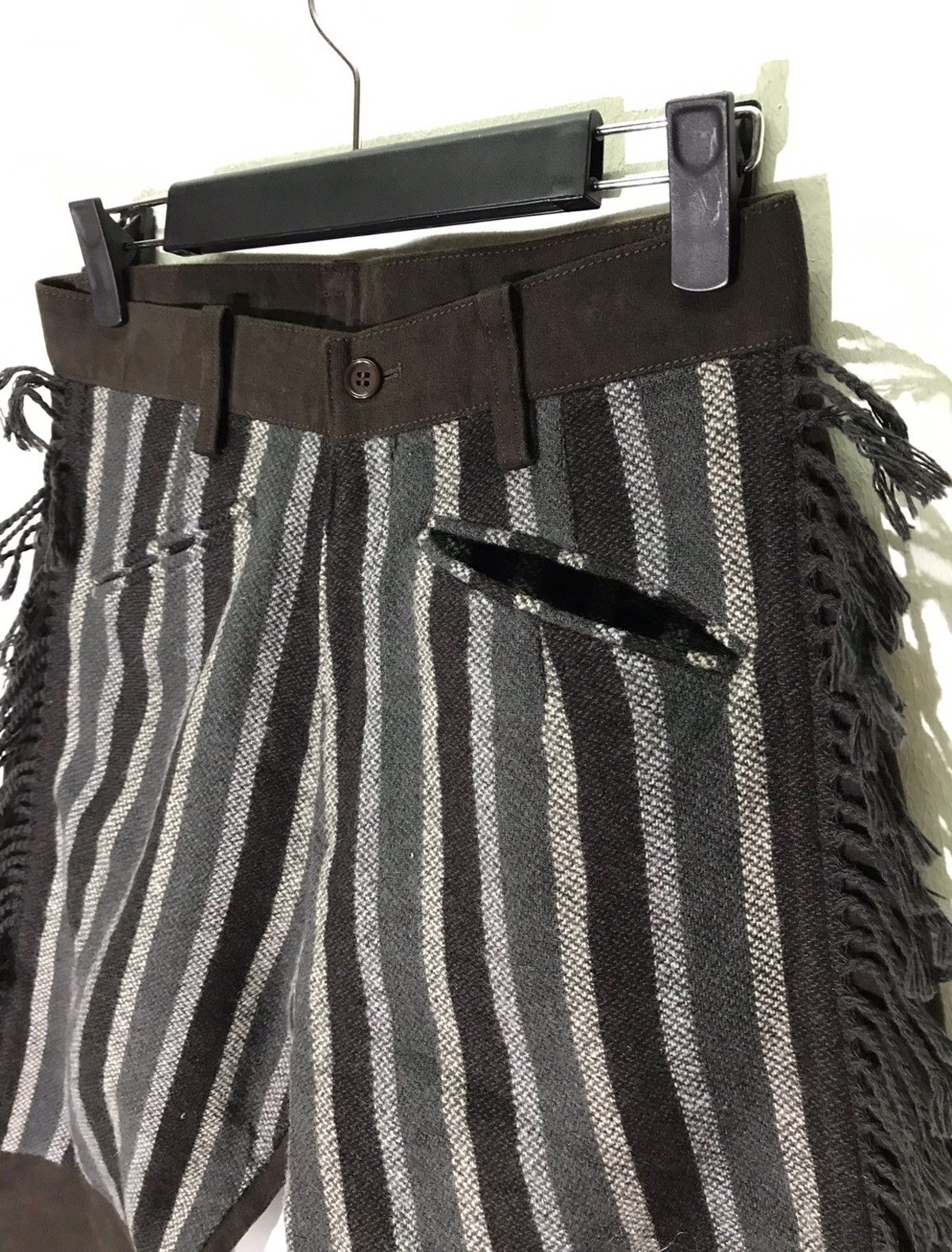 ABAHOUSE Abahouse Patch Work Design Striped Pants Size US 28 / EU 44 - 7 Thumbnail