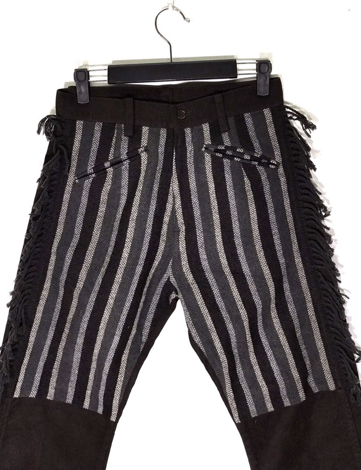 ABAHOUSE Abahouse Patch Work Design Striped Pants Size US 28 / EU 44 - 2 Thumbnail