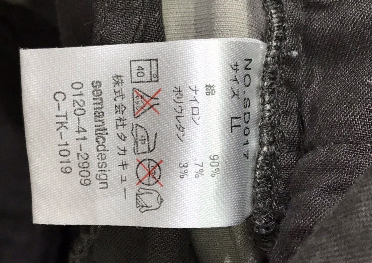 Japanese Brand × Seditionaries Semantic Design Zipper Punk Design Multi Pocket Cargo Pants Size US 31 - 9 Thumbnail