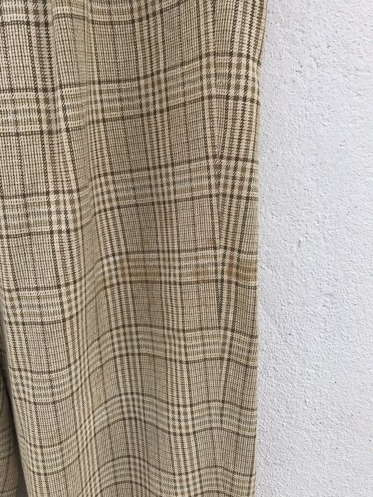 Dezert Vintage DEZERT + Checkers Baggy Wool Trousers Size US 31 - 4 Thumbnail