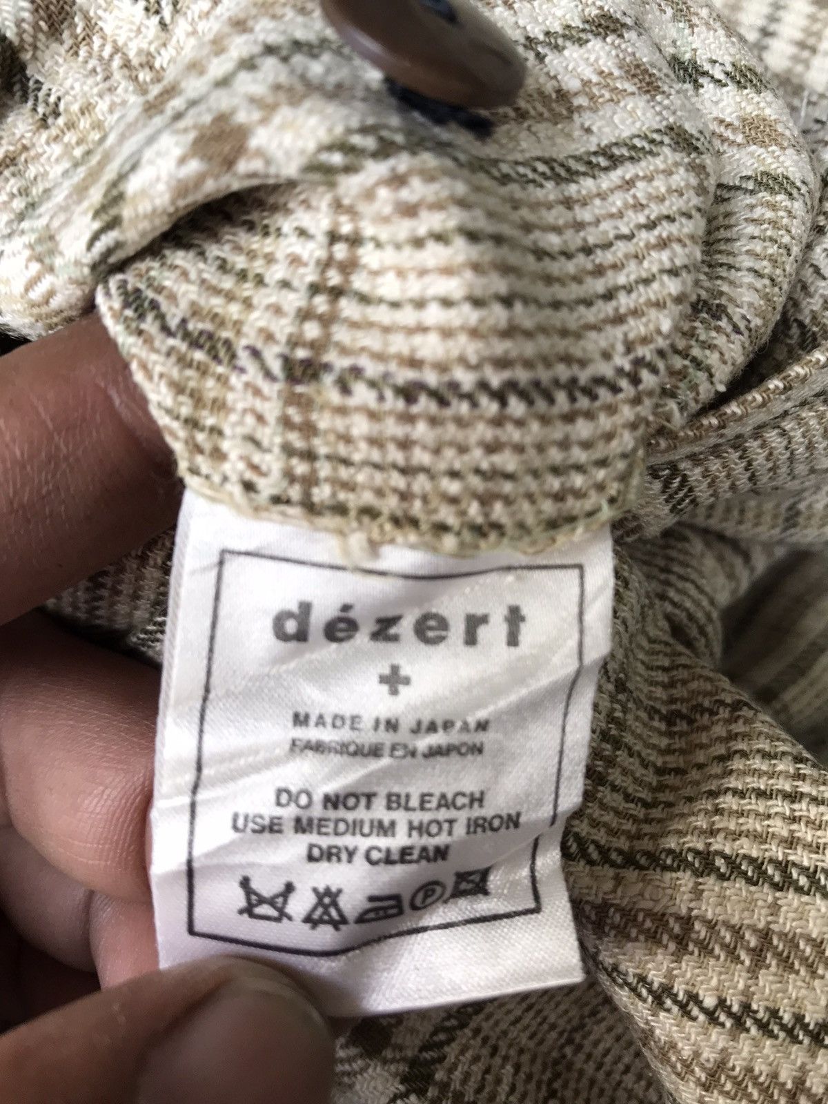 Dezert Vintage DEZERT + Checkers Baggy Wool Trousers Size US 31 - 14 Thumbnail