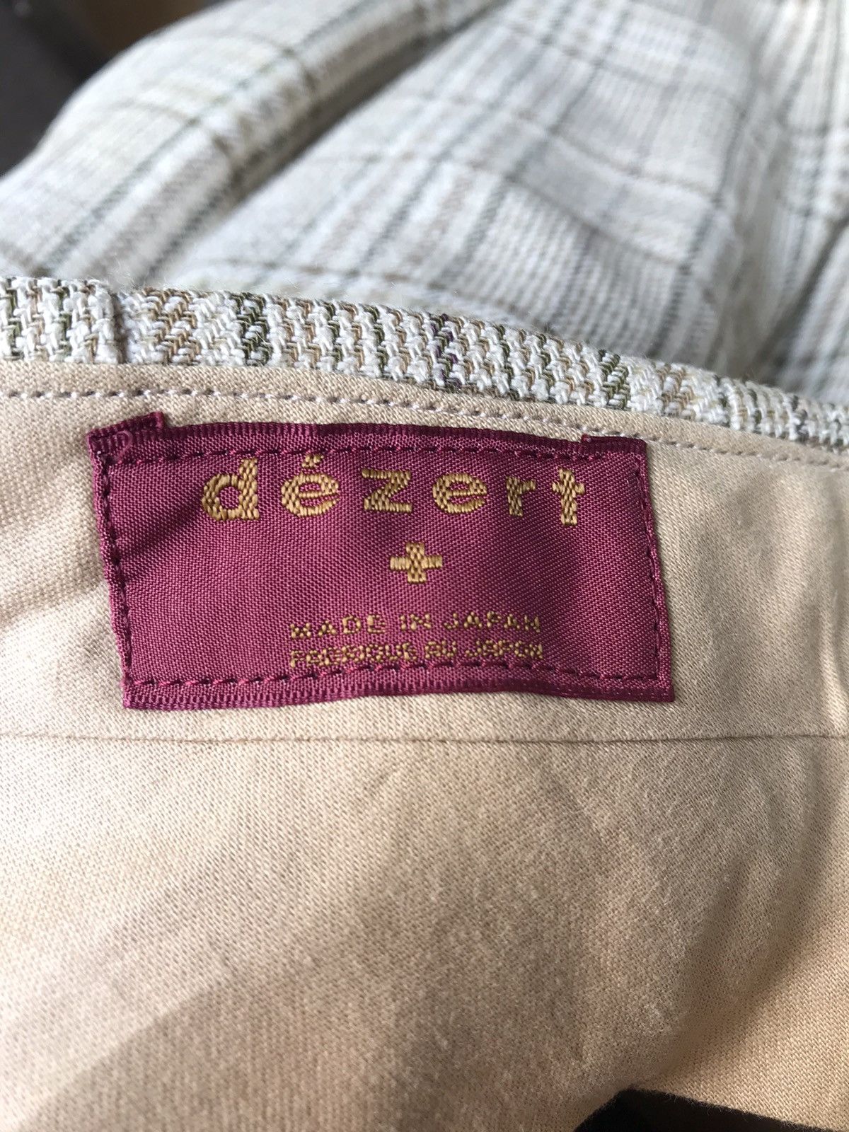 Dezert Vintage DEZERT + Checkers Baggy Wool Trousers Size US 31 - 12 Thumbnail