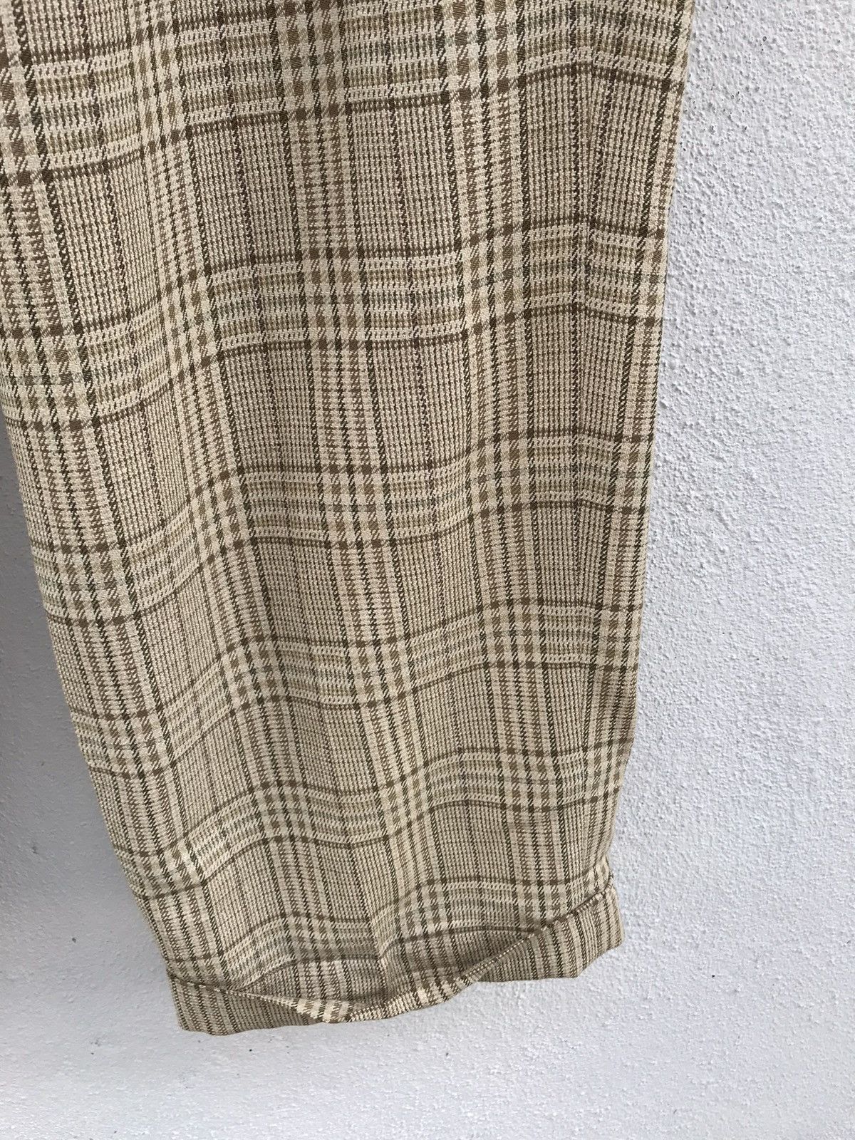 Dezert Vintage DEZERT + Checkers Baggy Wool Trousers Size US 31 - 6 Thumbnail