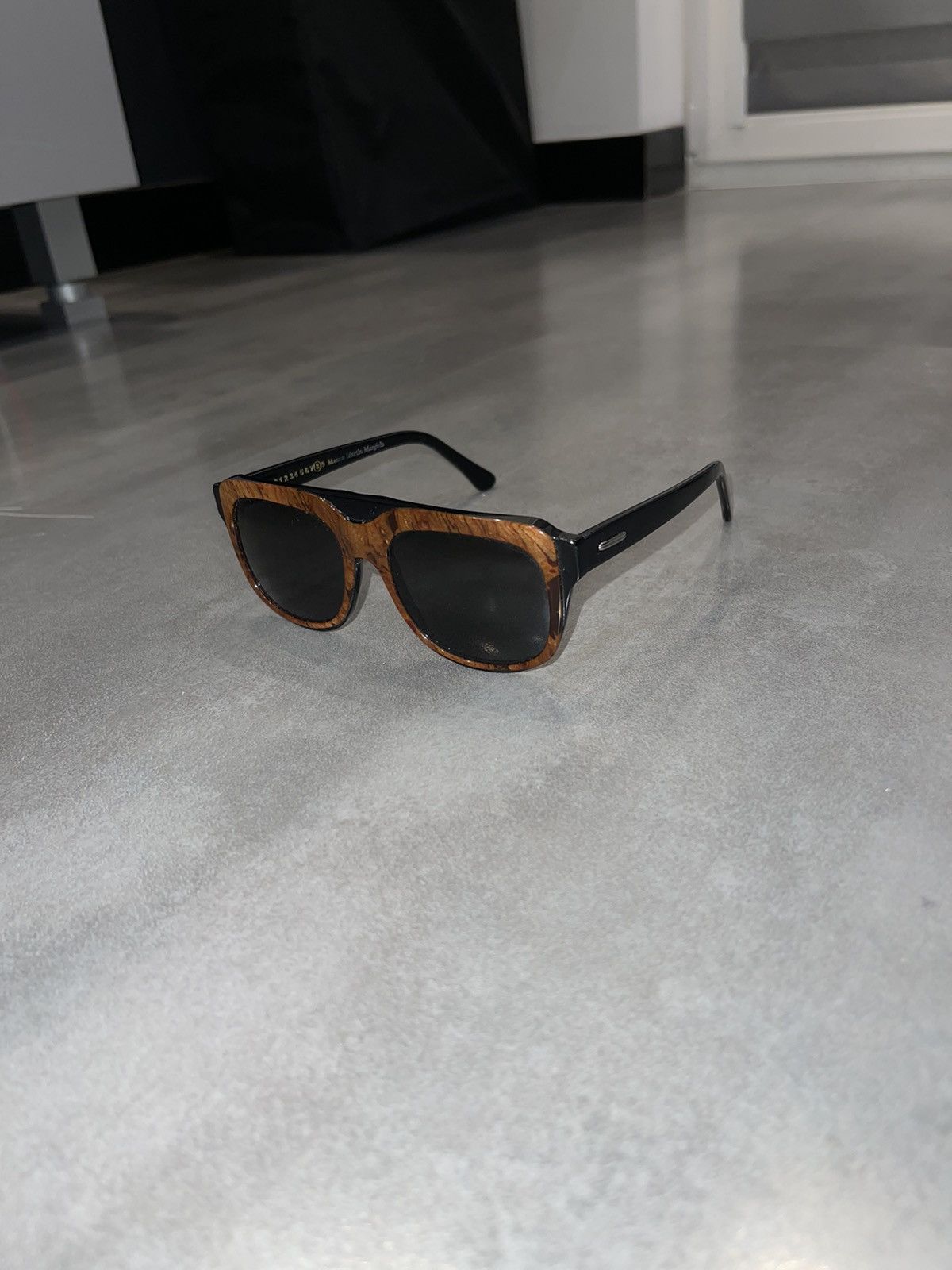 Maison Margiela Maison Margiela Brown Double Frame Sunglasses Size ONE SIZE - 1 Thumbnail
