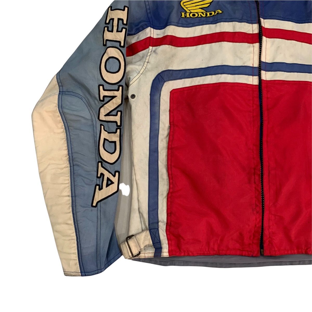 Honda 💥Vintage Honda Racing Bikers Jacket With Padding Size US M / EU 48-50 / 2 - 3 Thumbnail