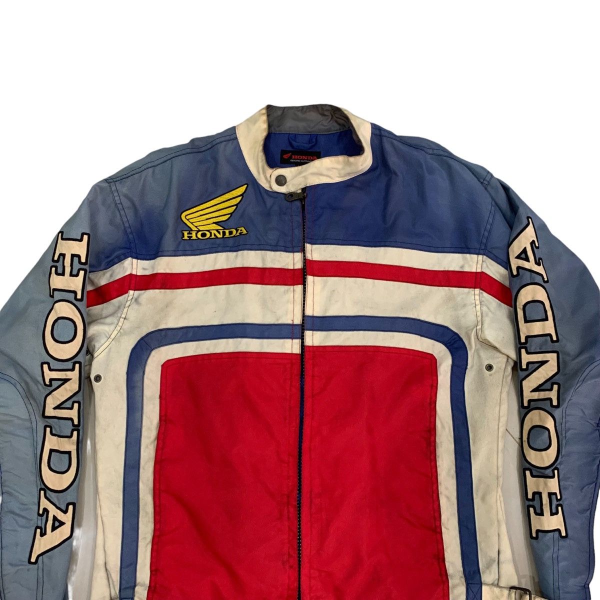 Honda 💥Vintage Honda Racing Bikers Jacket With Padding Size US M / EU 48-50 / 2 - 2 Thumbnail