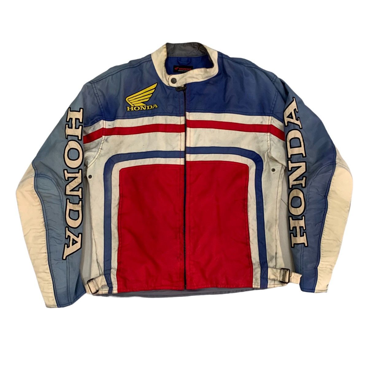 Honda 💥Vintage Honda Racing Bikers Jacket With Padding Size US M / EU 48-50 / 2 - 1 Thumbnail