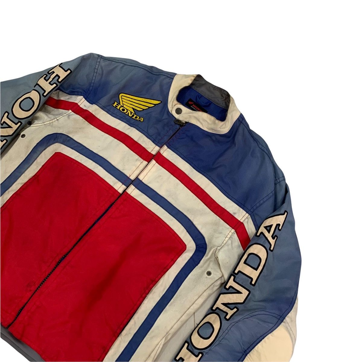 Honda 💥Vintage Honda Racing Bikers Jacket With Padding Size US M / EU 48-50 / 2 - 5 Thumbnail