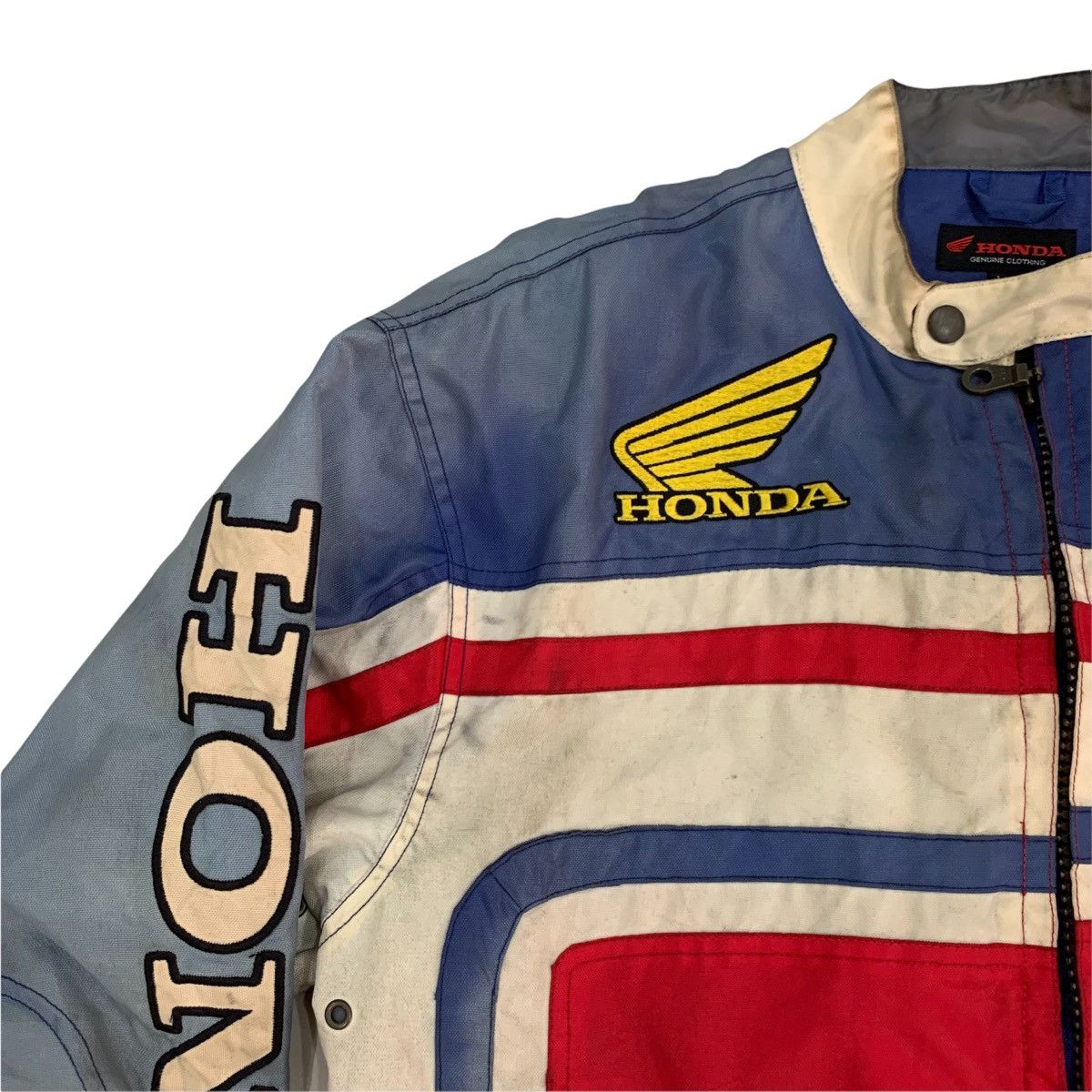 Honda 💥Vintage Honda Racing Bikers Jacket With Padding Size US M / EU 48-50 / 2 - 6 Thumbnail