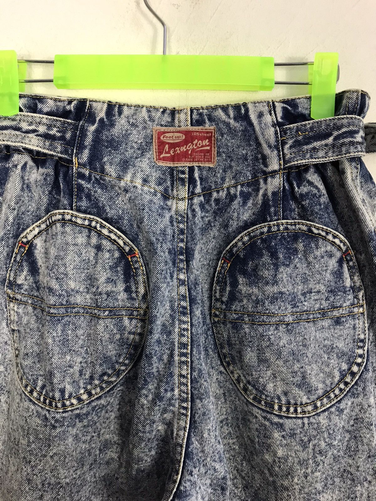 Edition Japan × Vintage Feet Up Lexugton 128 Street Baggy Stone Wash Denim Jeans Size US 26 / EU 42 - 7 Thumbnail